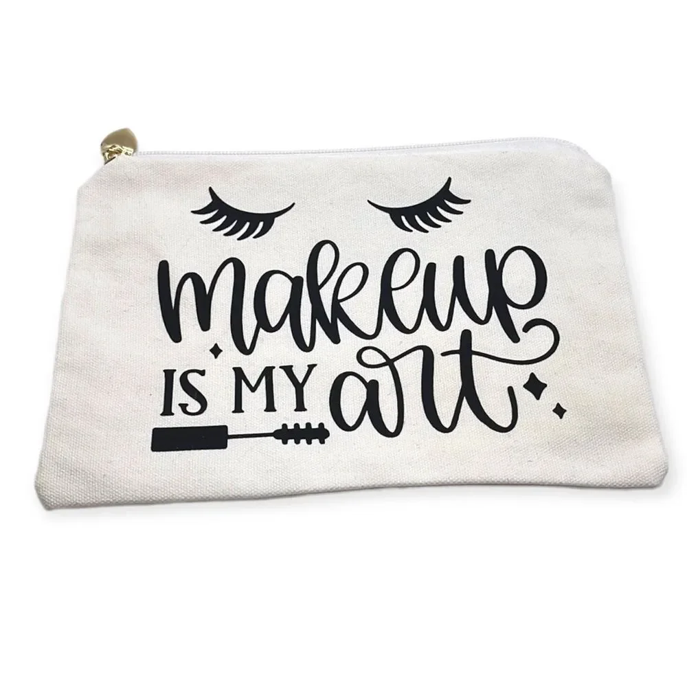 NWT Wool + Pepper Co. Cosmetic Makeup Bag